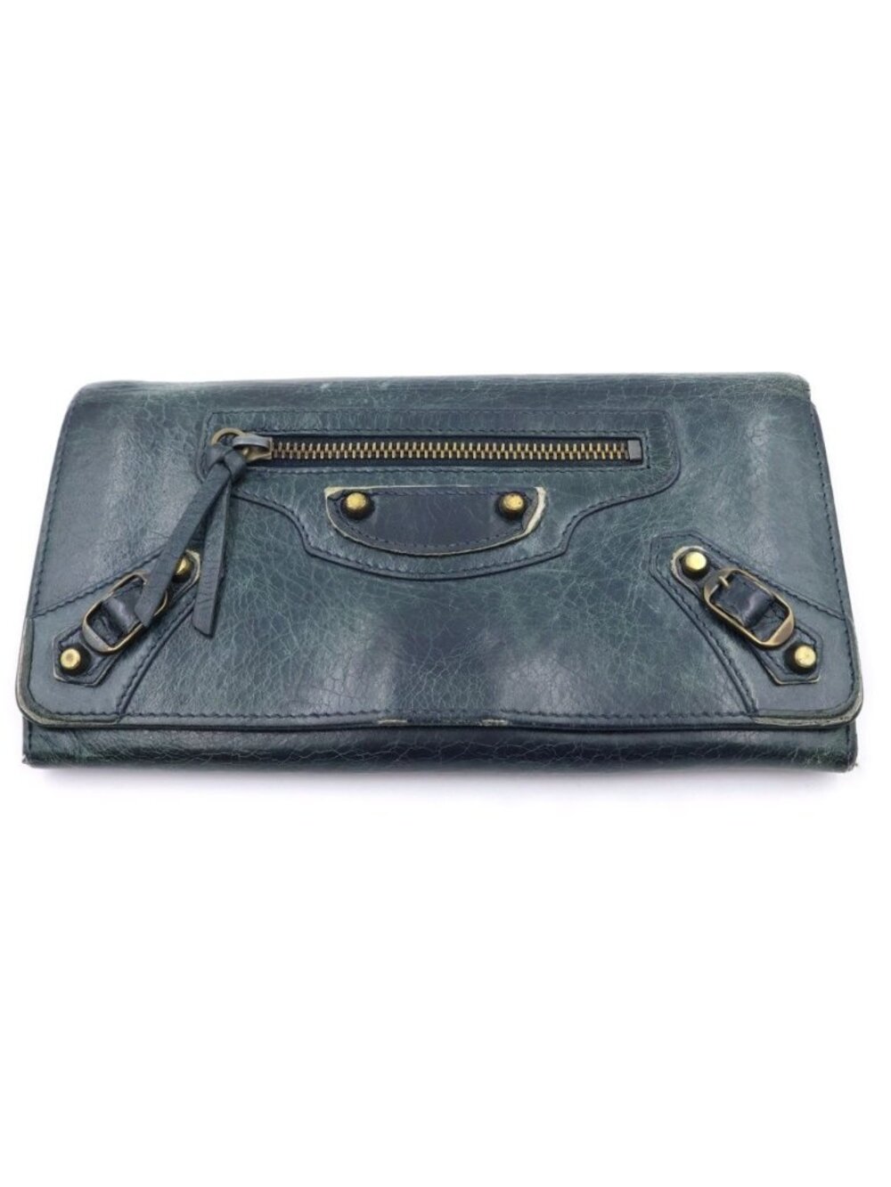 Balenciaga Classic Continental Zip Around Wallet Black